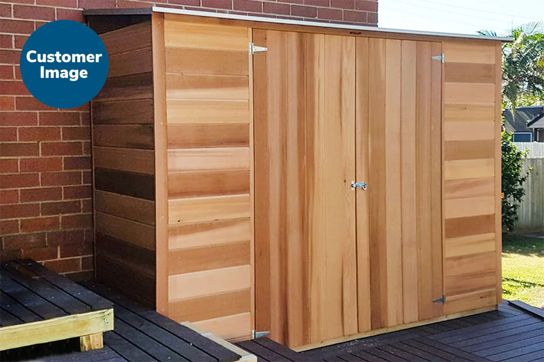 Acacia 8x3 Cedar Timber Shed - Image 9