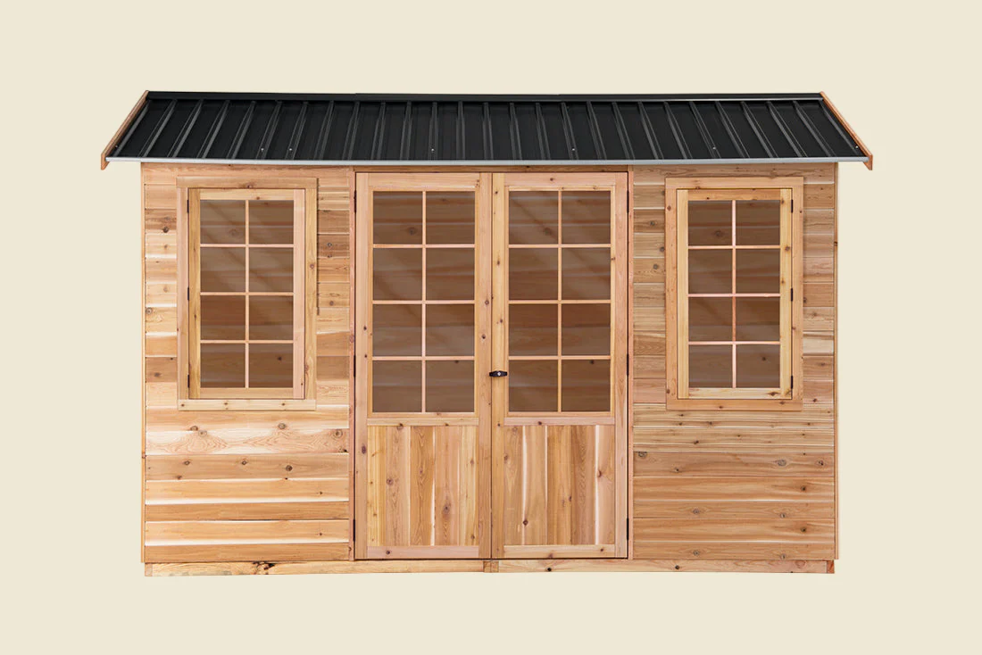 Olive 12x8 Cedar Timber Classic Studio - Image 3