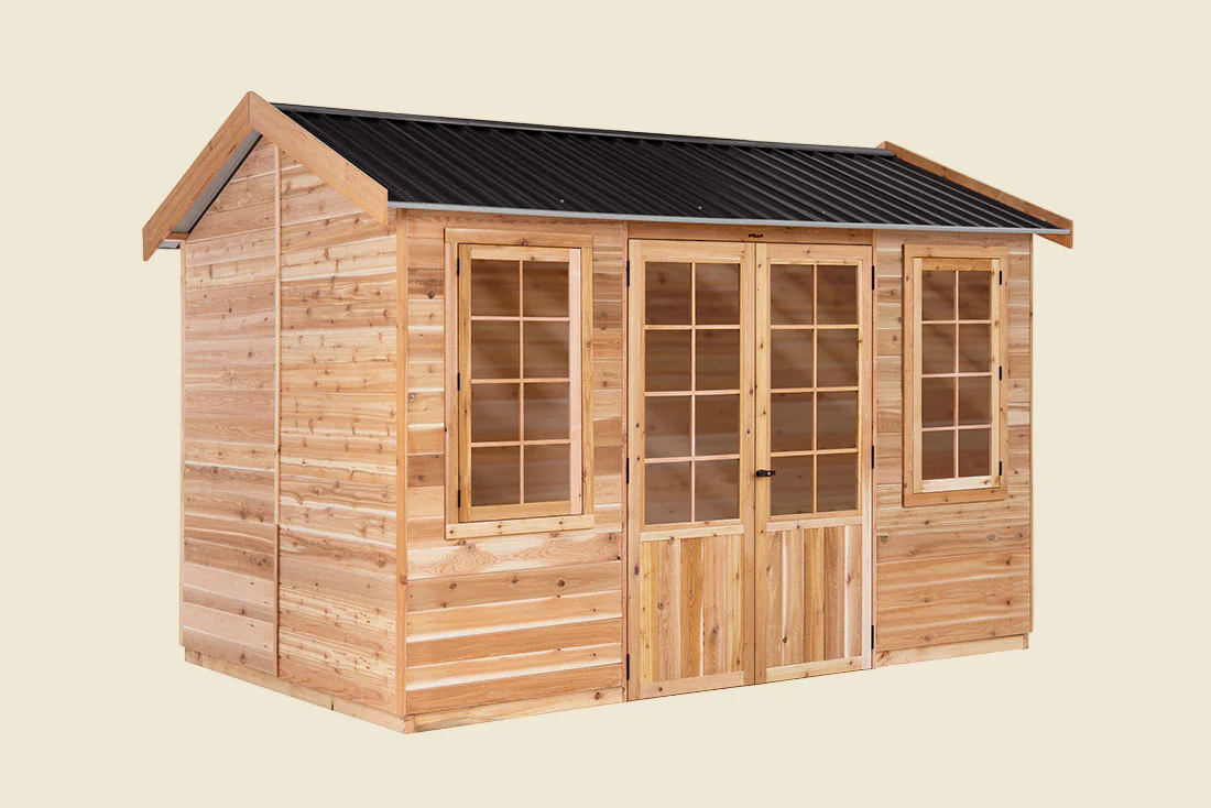 Olive 12x8 Cedar Timber Classic Studio - Image 4